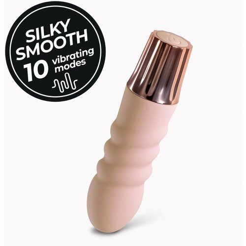 Crushious Mini vibrator - Mellow Bubbles, ružičasti Slike
