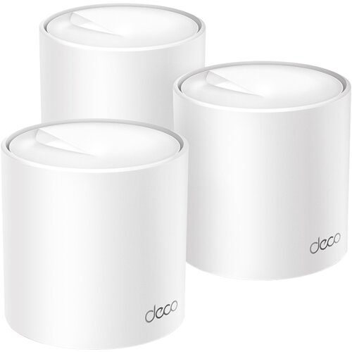 Tp-link Deco X50(3-pack) AX3000 Whole Home Mesh Wi-Fi 6 System, 574 Mbps at 2.4 GHz + 2402 Mbps at 5... Slike