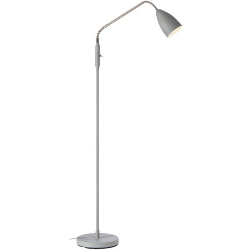 Marksl&amp;ouml;jd Siva LED stojeća svjetiljka s mogućnosti zatamnjivanja s metalnim sjenilom (visina 140 cm) Patro &amp;ndash; Slike