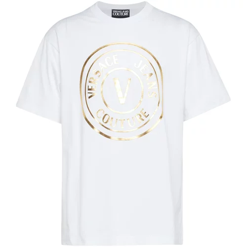 Versace Jeans Couture Majica '76UP601' zlatna / bijela