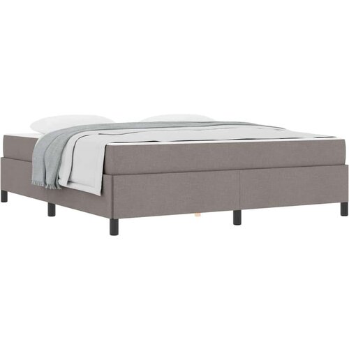 VidaXL Krevet s opruga kutije Taupe, Crna 180 x 200 cm Slike