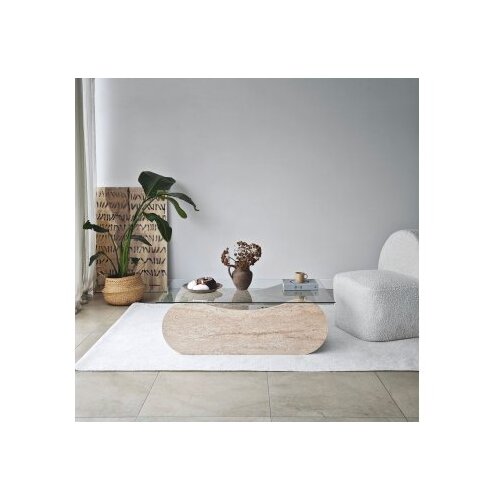 Hanah home Klub sto Brise, 105x35x65 cm, Prljavo Bijeli Cene