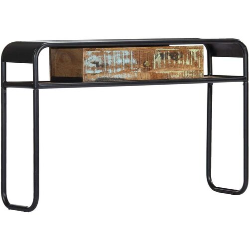  Konzolni stol od masivnog obnovljenog drva 118 x 30 x 75 cm Slike