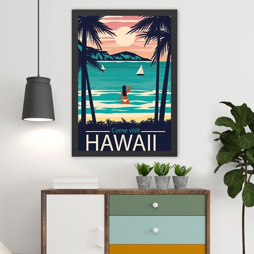 Wallity uramljena slika Hawaii 2, 55x75 cm Cene