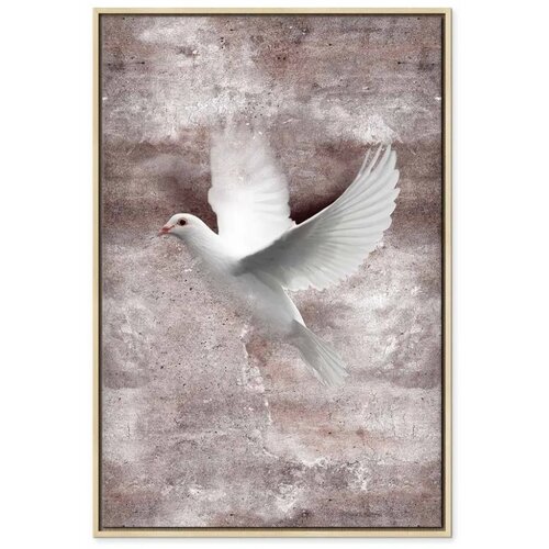  Slika - Love in Flight (1 Part) Vertical 60x90 U prirodnom drvenom okviru Slike