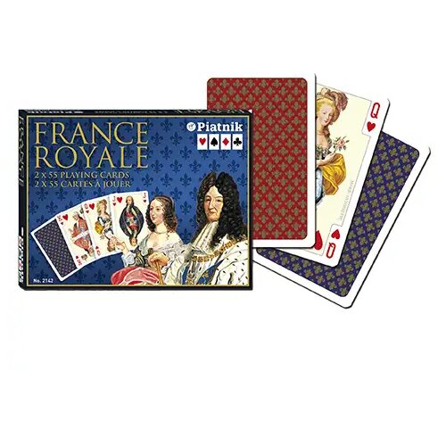 Piatnik Luxus remi karte - France Royale 2x55 - Cene
