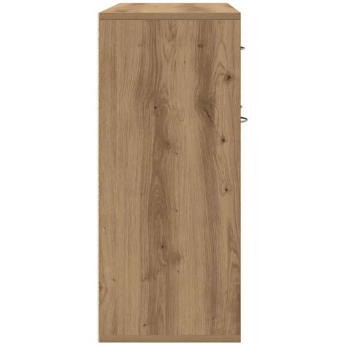 VidaXL Komoda Artisan hrast 88x30x70 cm izrađeno drvo Slike