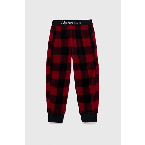 Abercrombie &amp;amp; Fitch Otro&amp;scaron;ke pižama hlače rdeča barva Slike