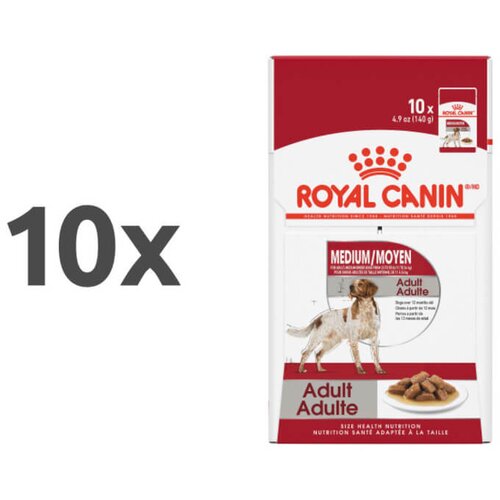 Royal_Canin medium adult 10 x 140 g Slike