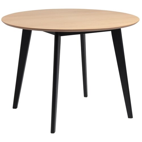 Actona Jedilna miza v dekorju hrastovega lesa Roxby, ø 105 cm Cene