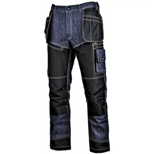 Lahti Pro zaščitne jeans hlače, slim fit, modre, 2XL L4051805