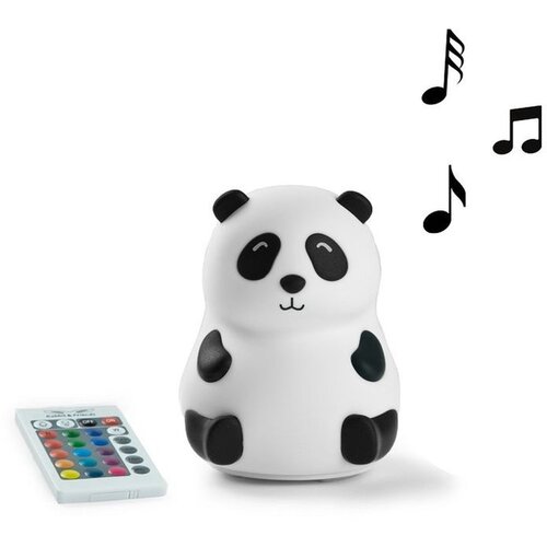 Rabbit And Friends Mehka lučka z daljincem in Bluetooth zvočnikom - panda - bela Slike