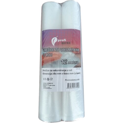 Profi HOME Vrećice/Folije za vakumiranje u roli, 280 x 6000 mm, 2 kom &amp;ndash; 453607 Slike