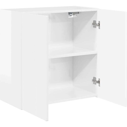  zidni ormar Zidne Visoki sjaj bijela 59 5 x 31 x 60 cm Slike