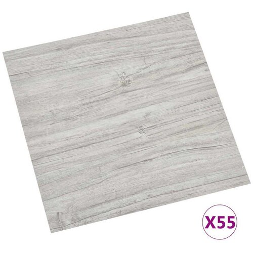  Podne daske 55 pcs Svijetlo siva 5 11 m&amp;sup2; PVC - siva i boja drva Slike
