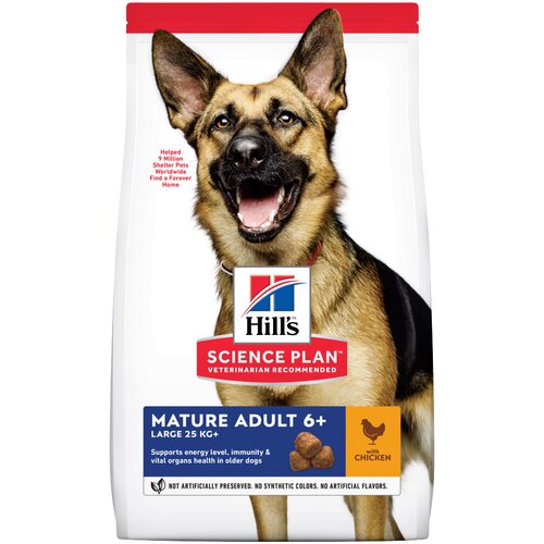 HILL'S SCIENCE Plan Mature Adult 6+ Large s pi&scaron;čancem - Varčno pakiranje: 2 x 14 kg Cijene