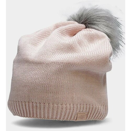 Kesi Women's winter hat 4F Light pink Slike