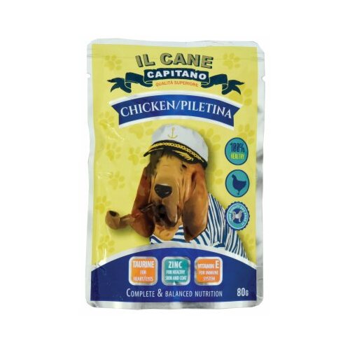 Il Capitano hrana za pse piletina 80G Slike