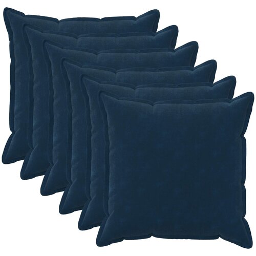  Presvlaka za jastuk 6 pcs HOUTEN Plava 80 x 80 cm Slike