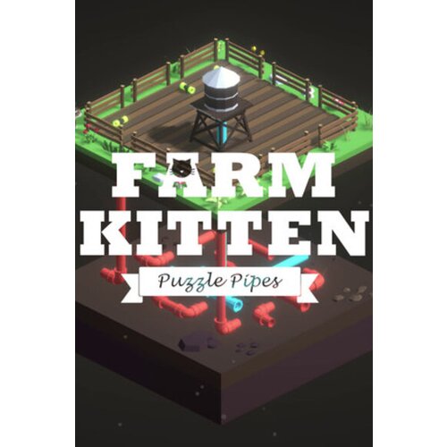  farm kitten - puzzle pipes (pc) steam key global Cene
