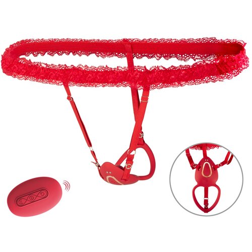 You2Toys Your Strap-on Collection Lay-on Set Red Slike