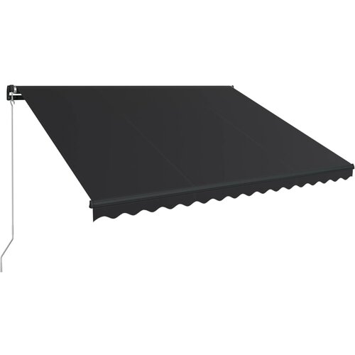 Maison Chic Ročno zložljiva tenda - Senčniki 450x300 cm antracitna, (22041240) Cene