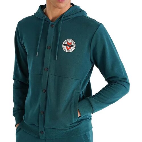 Hummel muški duks sa kapuljačom hmljanis, tamnozeleni Slike