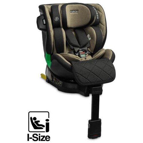 CARETERO Turox i-Size rotirajuća autosjedalica 40&amp;ndash;150 cm, kaki Slike