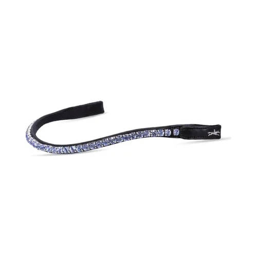 Schockemöhle Sports Čelni trak 'Browband Siena' - black/light blue - Cob