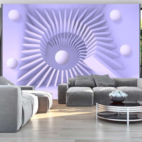  Samoljepljiva foto tapeta - Lavender maze 196x140 Slike