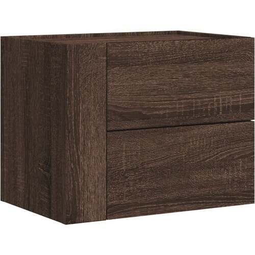 Maison Chic Stenska Nočna omarica - Nočna miza rjavi hrast 45x30x35 cm, (21690635) Cene