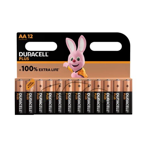 Duracell Baterije Plus AA (MN1500/LR6) - paket 12 kom. Slike