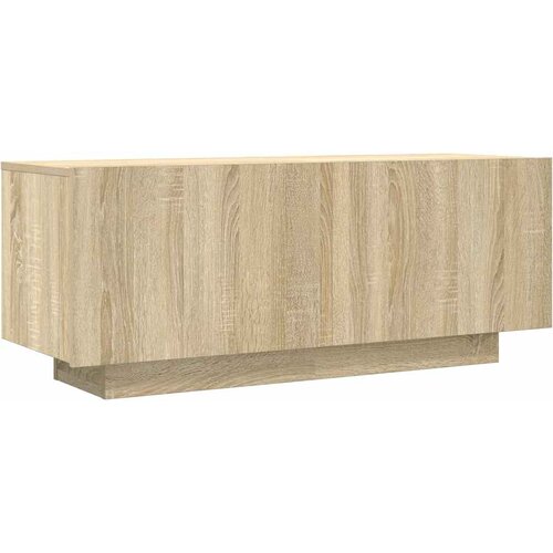  TV ormarić boja hrasta sonome 100x35x40 cm konstruirano drvo Smeđa Slike