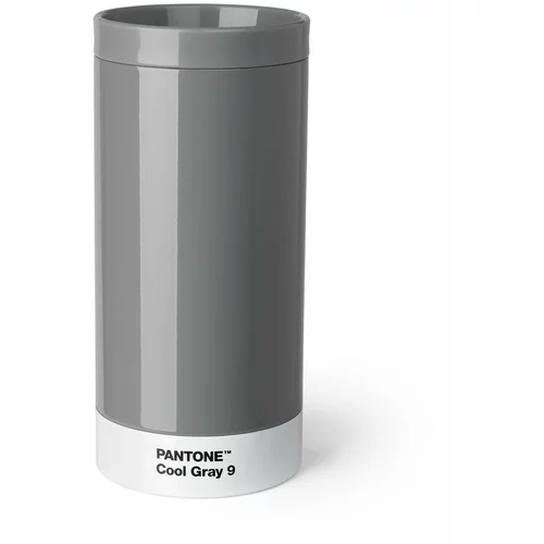 Pantone Siva putnička šalica od nehrđajućeg čelika, 430 ml