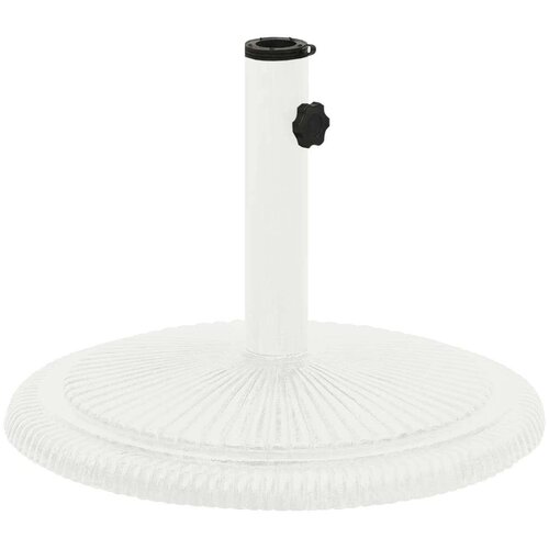 VidaXL Stalak za suncobran bijeli 45 x 45 x 30 cm od lijevanog željeza Slike