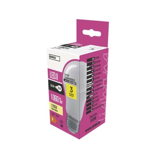  LED žarnica Classic A60 / E27 / 10,5 W (75 W) / 1 060 lm / toplo bela / zatemnilna Slike