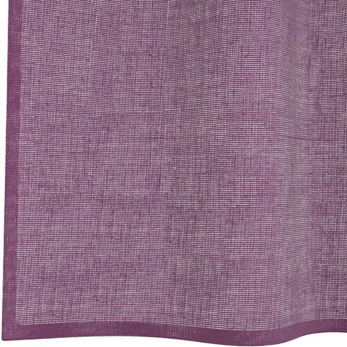 Voile zavjese s petljama 2 kom. ljubičaste 140x260 cm Slike