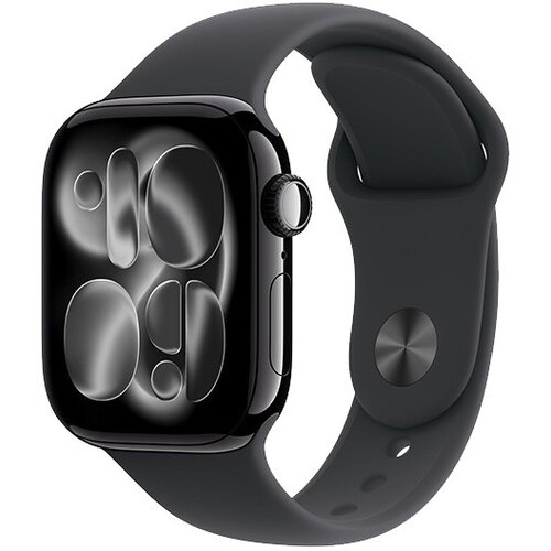 Apple Watch Series 11 42mm GPS Jet Black Aluminium Case sa Black Sport Band - M/L Slike
