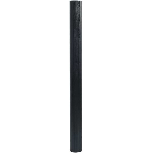  Pravokutni tepih crni 100x100 cm bambus Slike