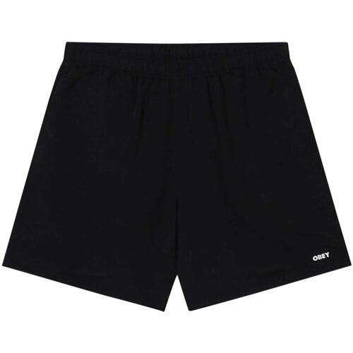Obey Kratke hlače & Bermuda Easy Bold Nylon Short Črna Cene