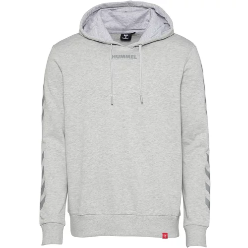 Hummel Sportska sweater majica 'Legacy' tamo siva / siva melange