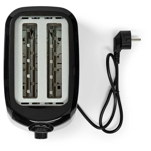 Nedis Toaster z 2 režama in 6 stopnjami pečenja 700W, Črna, (5000277367) Slike
