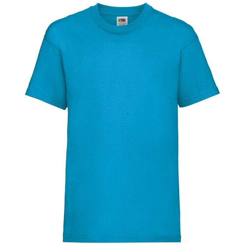 Fruit Of The Loom Blue Cotton T-shirt Cene