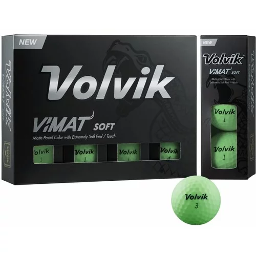 Volvik VIMAT 12 ks Loptice za golf, zelena, veličina