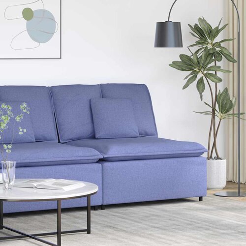  Modularna sofa s jastucima, traperice plave boje, 100 cm Cijene