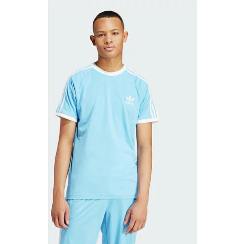 Adidas Majica adicolor Classics 3-Stripes IM9392 Modra Slim Fit