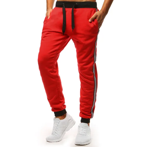 DStreet Men's Jogger Sweatpants Red