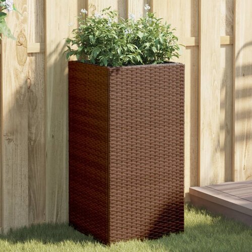 vidaXL Vrtne sadilice 2 kom smeđa 40 x 40 x 80 cm od poliratana Cijene