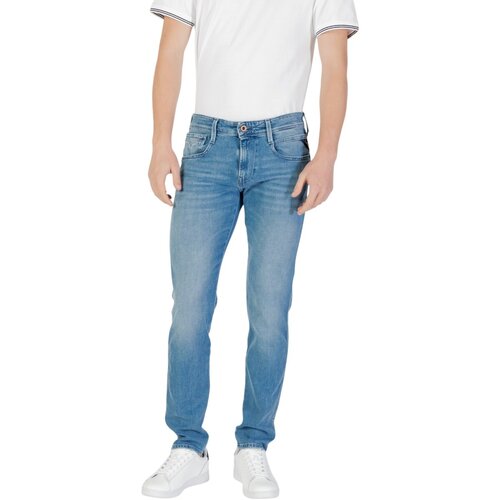Replay Kavbojke slim M914Y.000.879 896 Modra Slike
