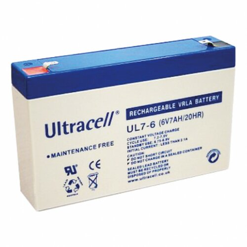 Ultracell žele akumulator 7 Ah 6V/7 Slike